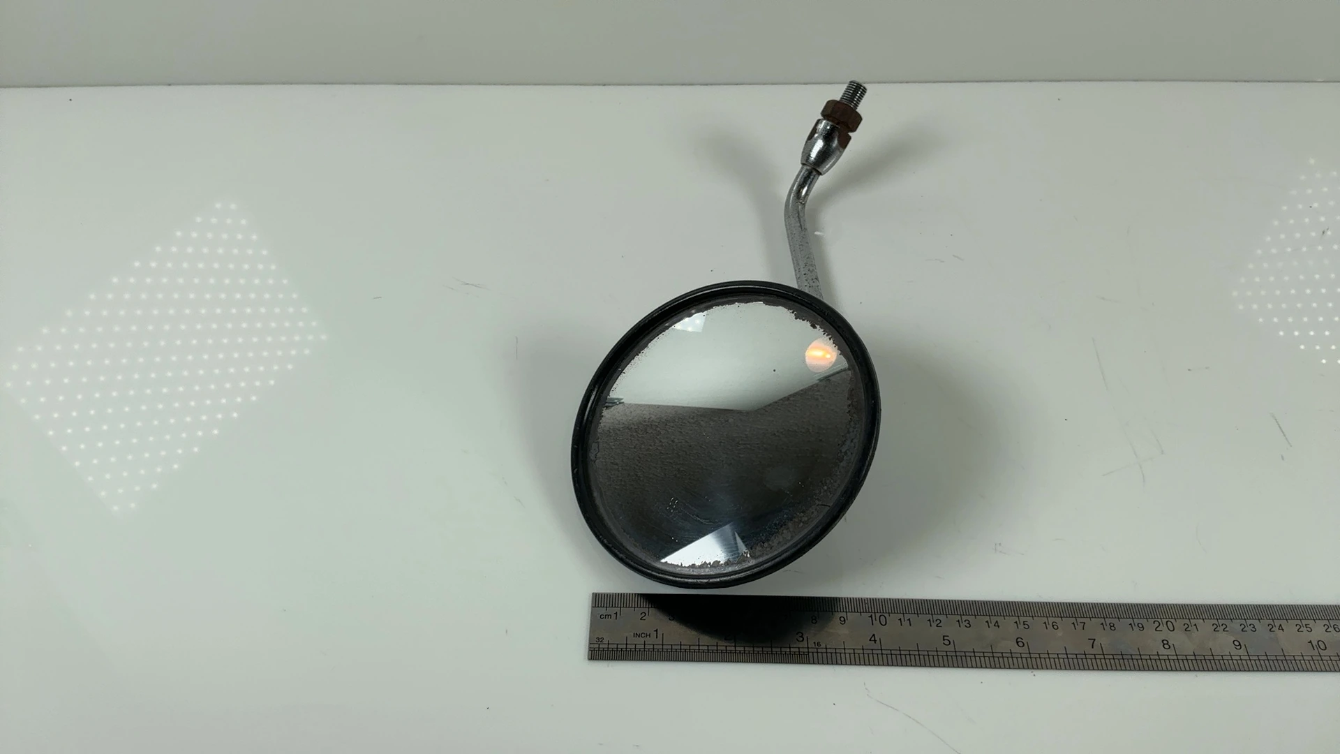 Yamaha TDR250 250cc Left Side Rearview Mirror 1988-1990 OEM 5Y1-26290-10 - Image 2