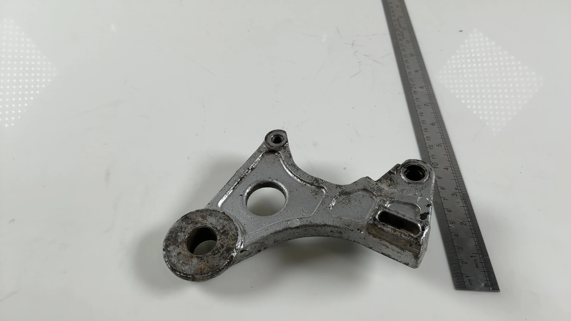 Honda CB-1 NC27 400cc Rear Brake Caliper Bracket 1989-1991 OEM 43110-KAF-006 - Image 3