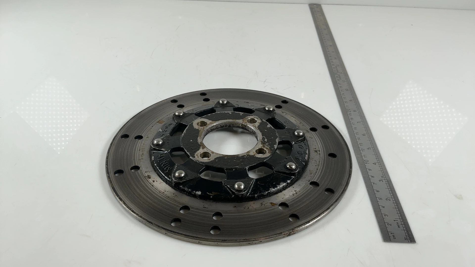 Kawasaki Z250FT KZ250A 250cc Rear Brake Disc Rotor 1979-1980 OEM 41080-1013 - Image 3