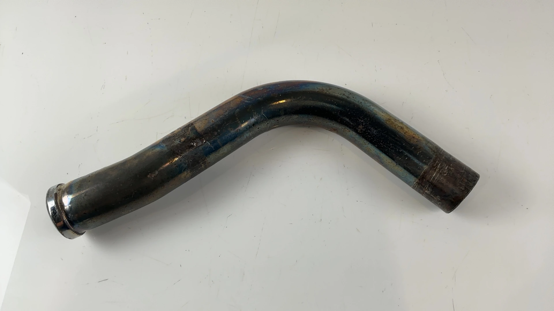 Harley Softail Fat Boy Deuce FLSTF FXSTD Exhaust Header Pipe 00-06 OEM 65503-00A - Image 2