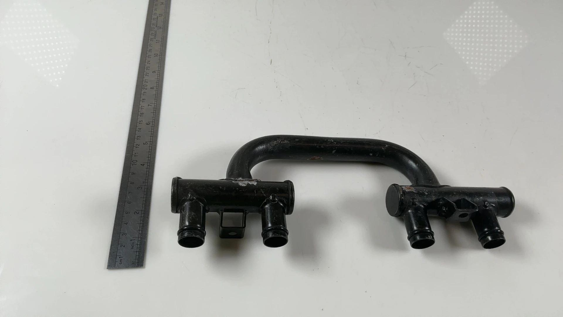 Kawasaki GPZ400R ZX400D 400cc Coolant Manifold Water Pipe 1985-89 OEM 39192-1064 - Image 4