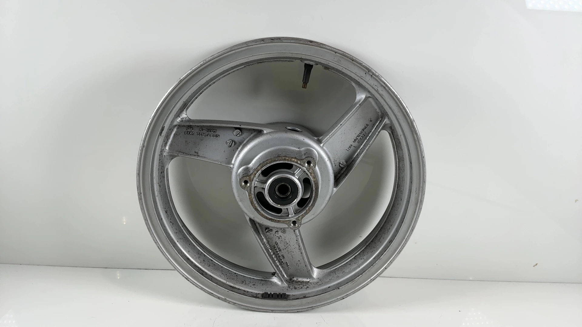 Kawasaki ZZR250 EX250H Rear Wheel Rim 1990-2007 OEM 41073-1474 Enkei  R-1267 - Image 2