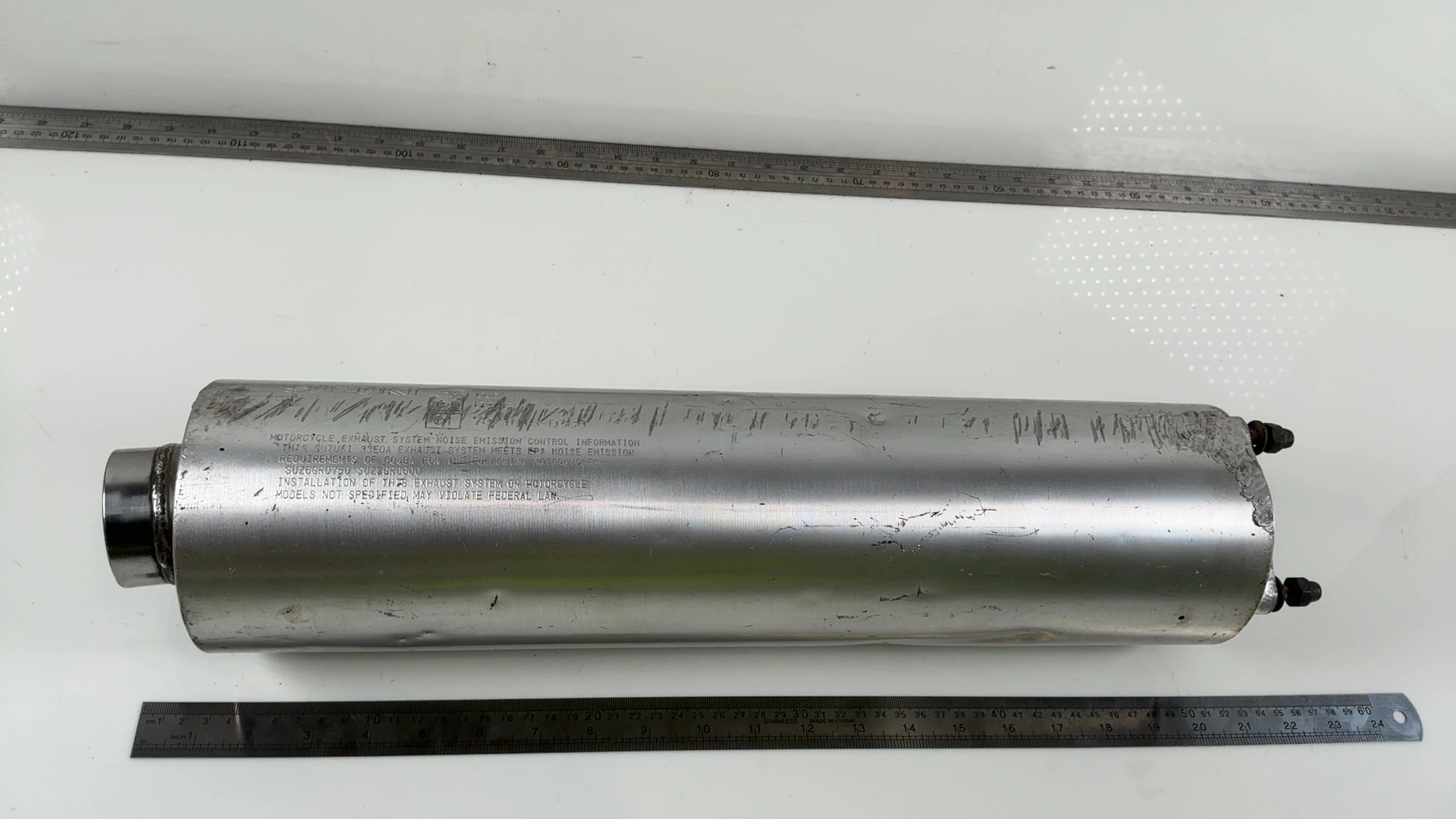 Suzuki GSXR 600 GSX-R600 Right Exhaust 2004-2005 OEM 14310-29G60 SUZ3GR0600 - Image 4
