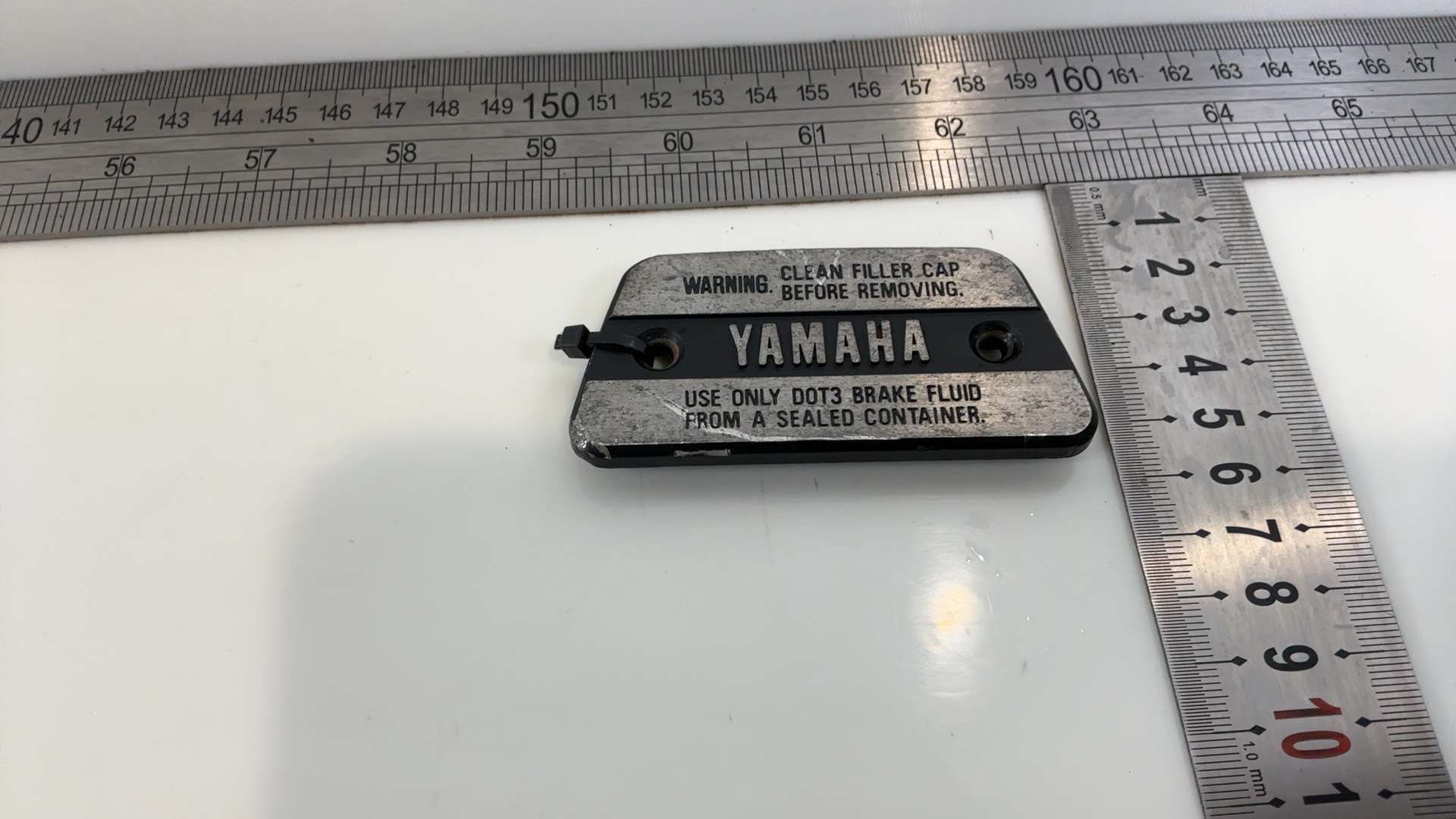 Yamaha XVZ1200 XVZ1300 Front Brake Master Cylinder Cap 83-93 OEM 26H-25852-00-00 - Image 5