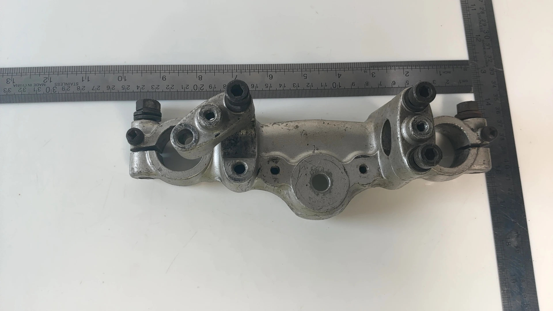 Suzuki TS125 TS125ER Upper Fork Bridge Yoke 1979-1981 OEM 51311-48500-291 Suzuki - Image 4