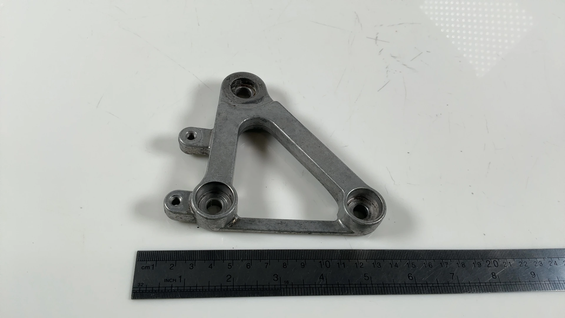Honda CBR400RR NC23 400cc Left Front Footrest Bracket 1987-89 OEM 50700-KY2-710 - Image 5