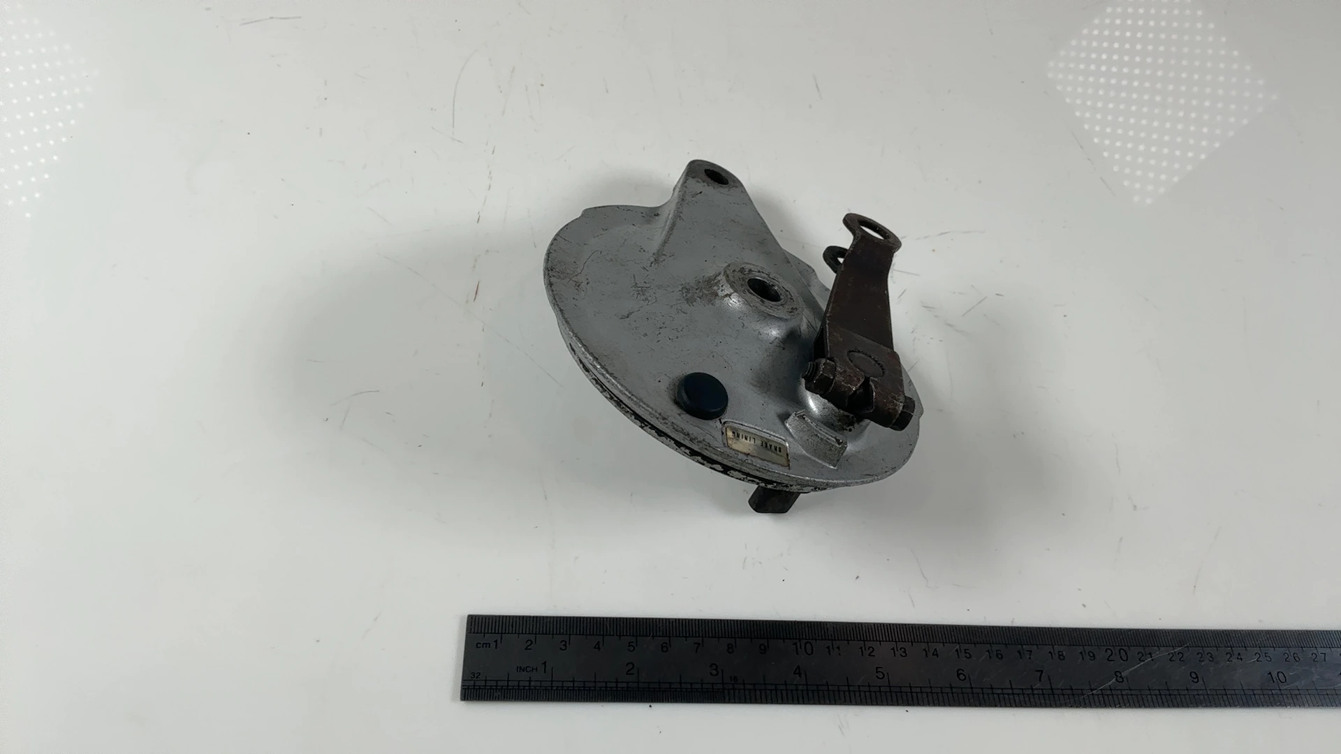 Yamaha RS100 1Y8 100cc Rear Brake Hub Plate 1974-1979 OEM 339-25320-10-00 1M801 - Image 5