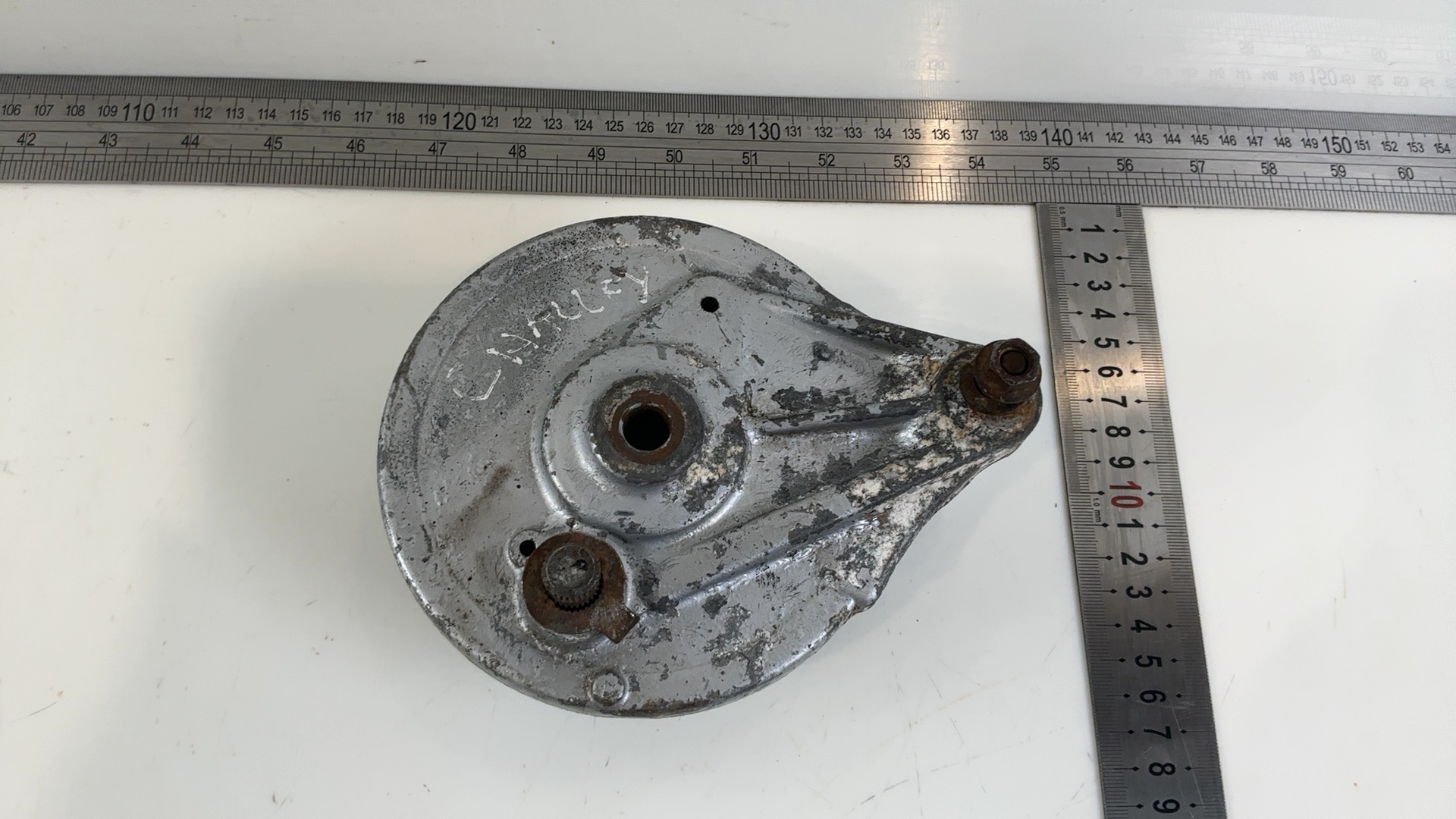 Honda XL125 XL 125cc Rear Brake Plate Panel 1974-1978 OEM 43100-365-670 - Image 3