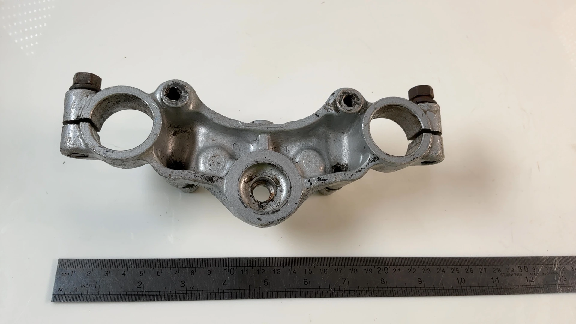 Suzuki TS50 ER TS50ERK Upper Fork Bridge Triple Tree Yoke 1979-83 OEM 51311-26500 - Image 5