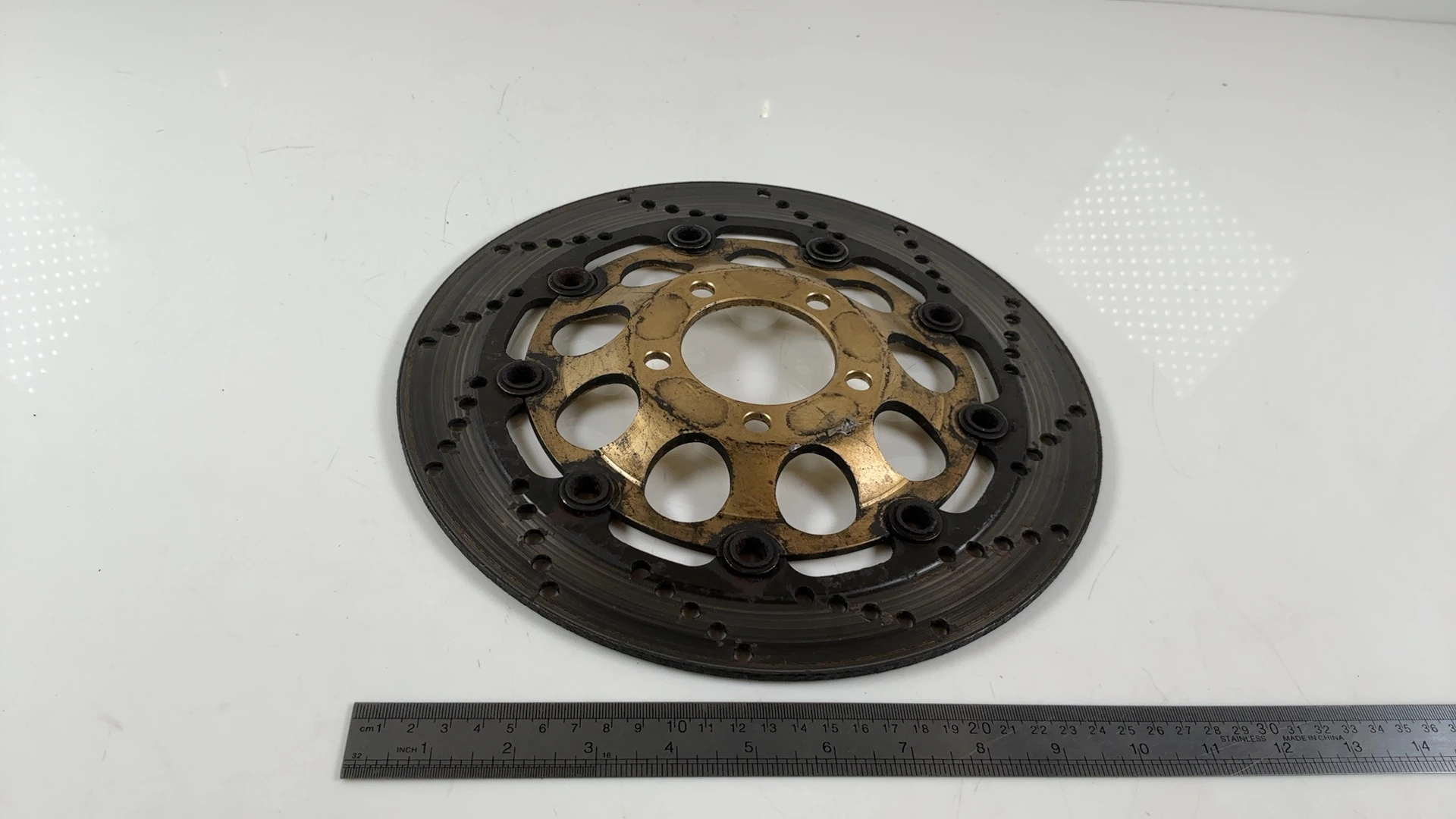 Suzuki RF600R RF600 600cc Front Brake Disc Rotor 1993-1997 OEM 59210-32C70 - Image 5