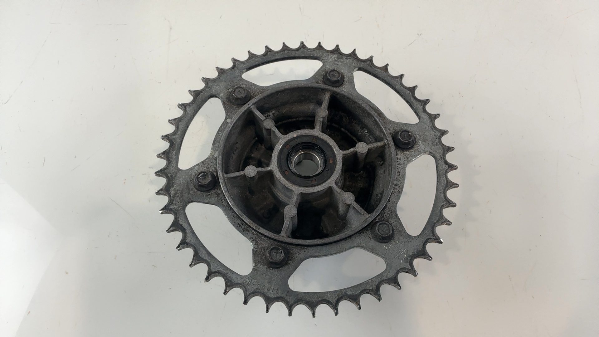 Honda XL600R PD03 600cc Rear Sprocket Hub Carrier 1984 1985 OEM 42610-MG2-000 - Image 1