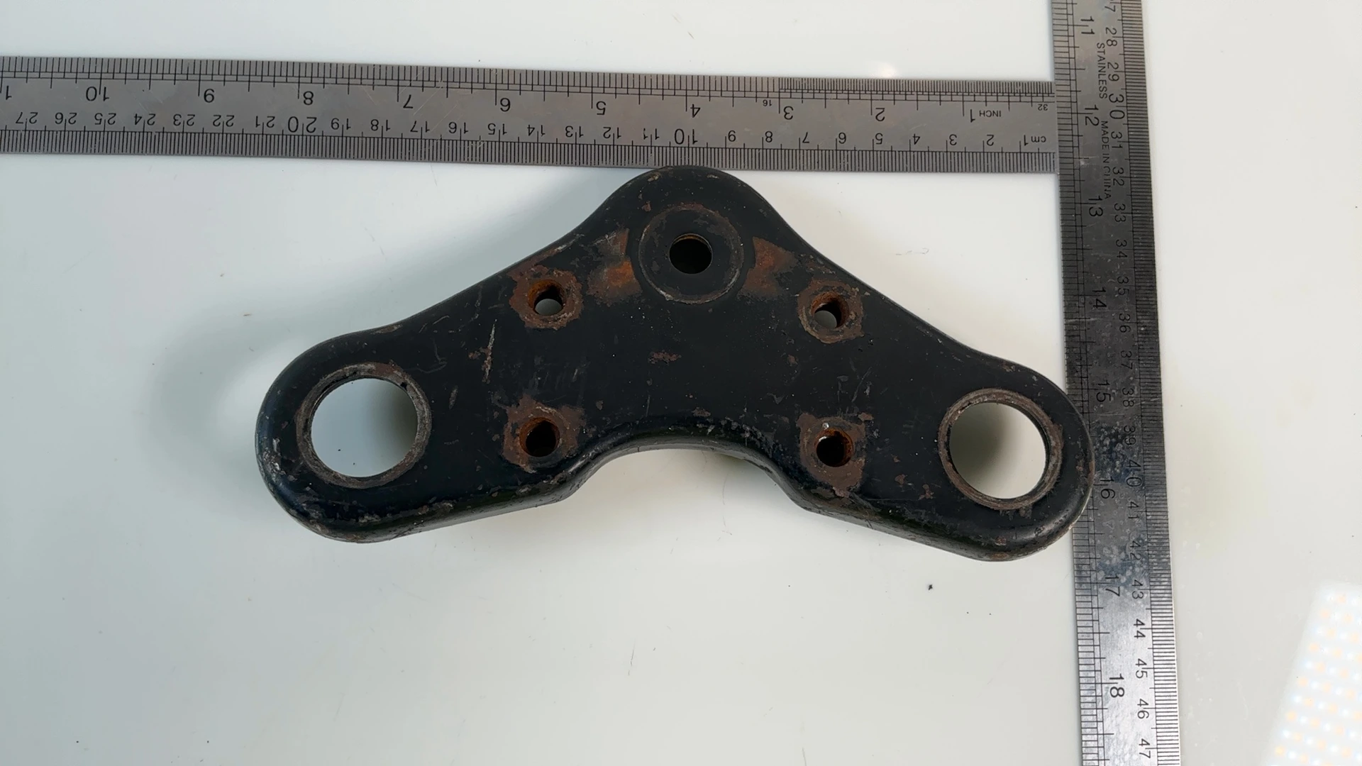 Suzuki RG80 RG125 Gamma MK1 80cc Top Yoke Fork Bridge 1985-1991 OEM 51310-36A00 - Image 3