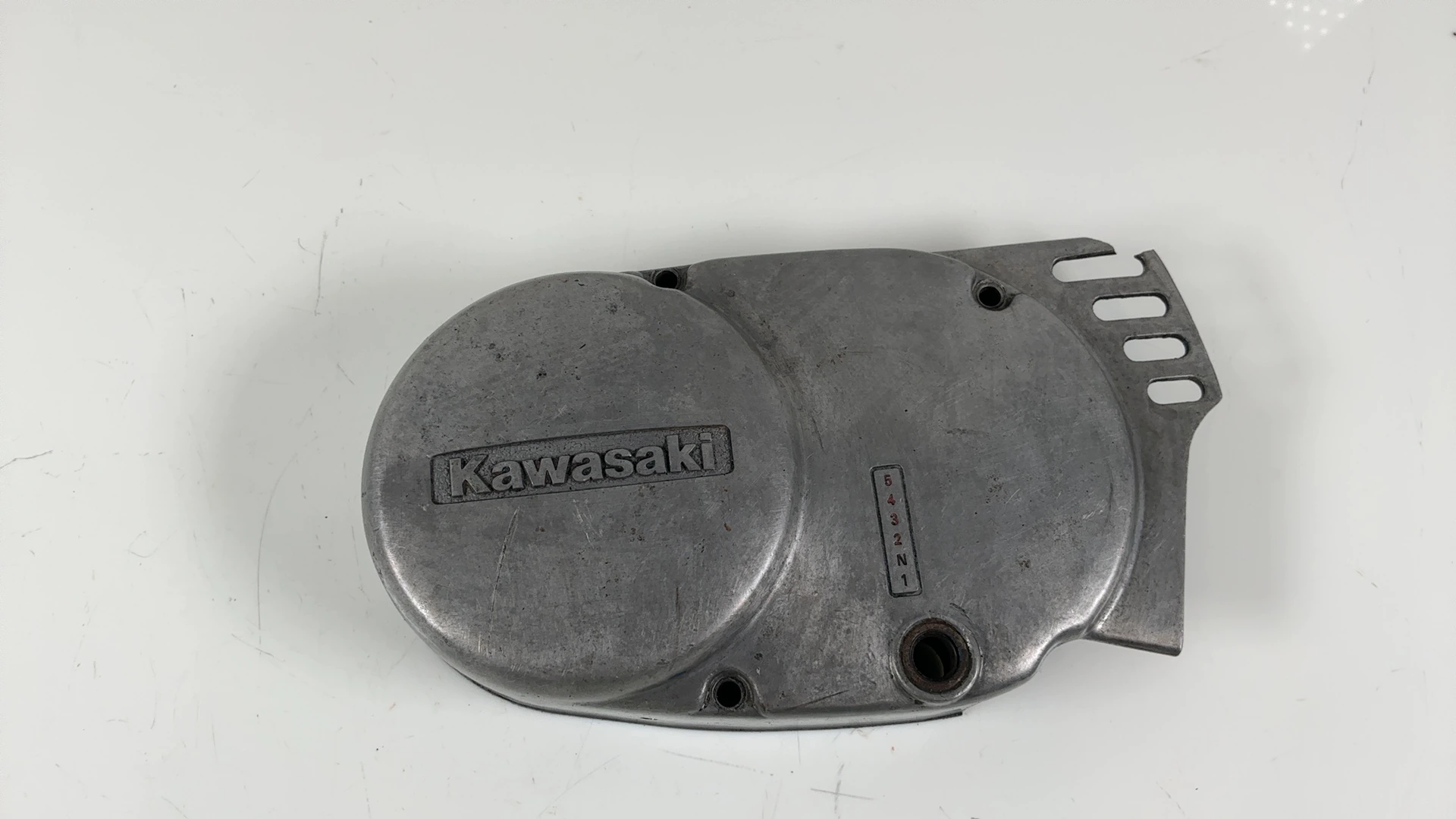 Kawasaki KE100 KE100-B 100cc Left Stator Sprocket Cover 1982-2001 OEM 14031-1043