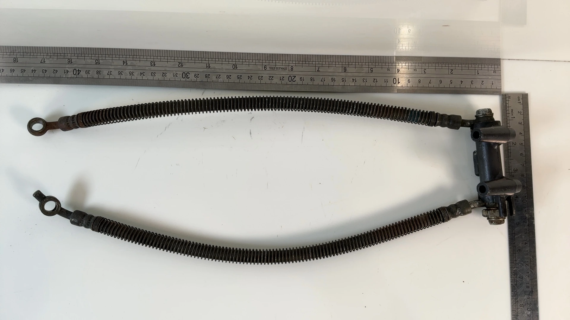 Kawasaki Ninja ZX600 ZX6R Front Brake Hose Splitter Junction 1995-97 43061-1002 - Image 3