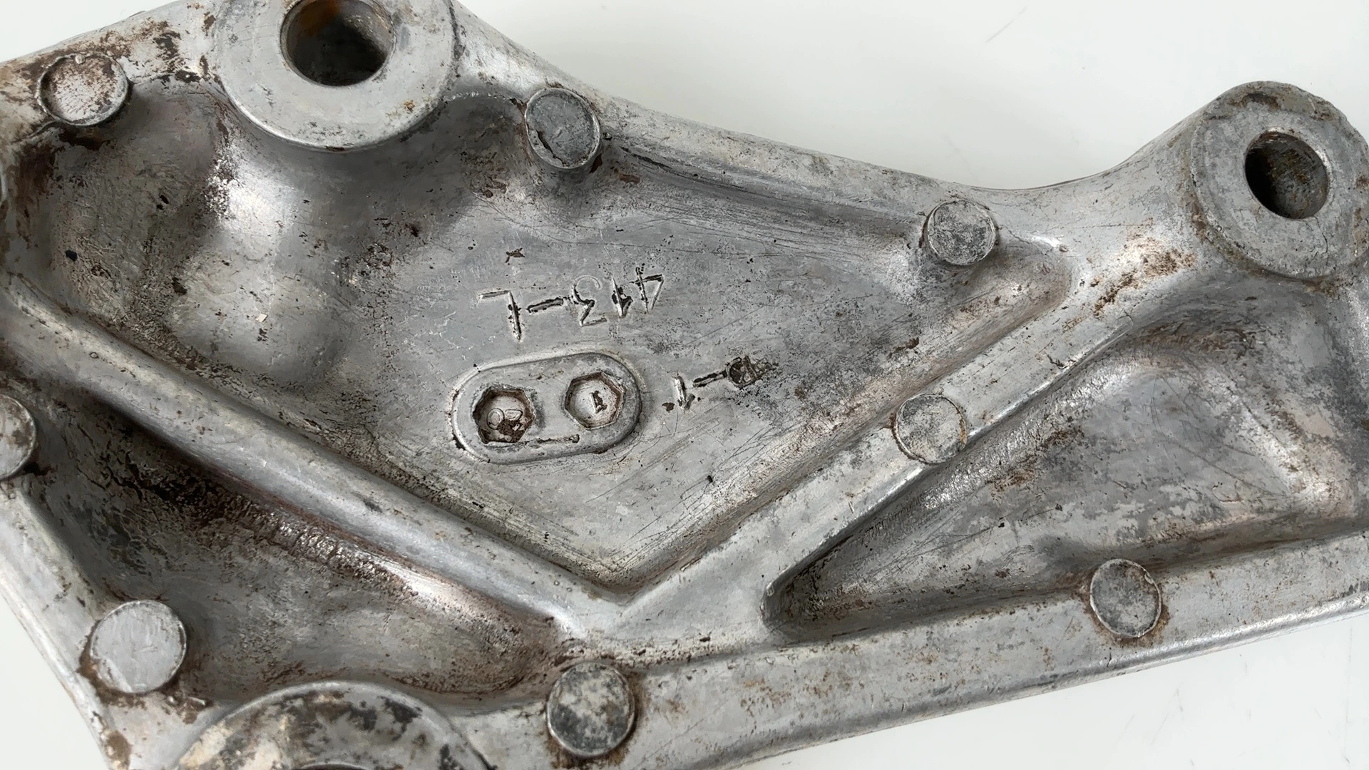 Honda CB400T CB400 Hawk 400cc Left Foot Peg Mount Bracket 1977-78 50700-413-000 - Image 6