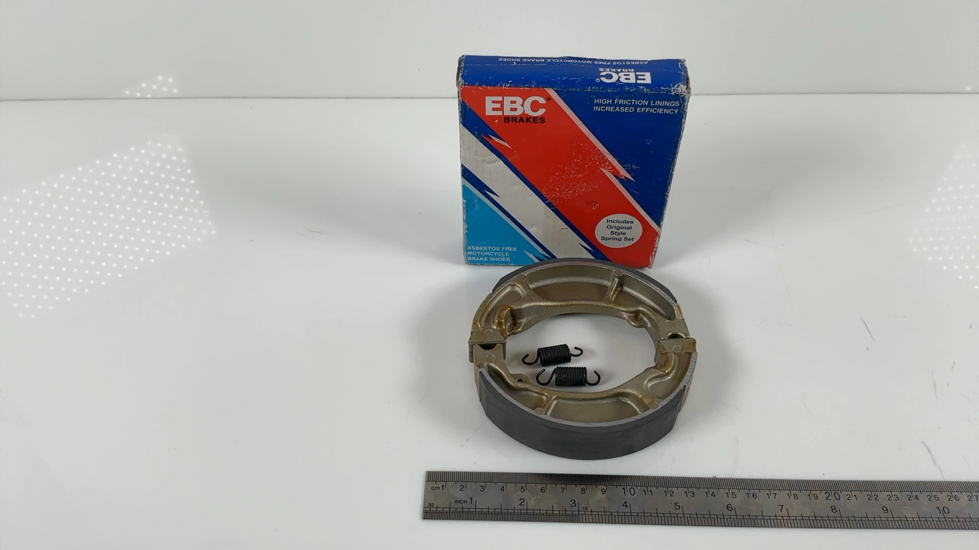 Honda CR250R 325 250cc Brake Shoes 1978-1980 OEM 43120-430-000 - Image 2