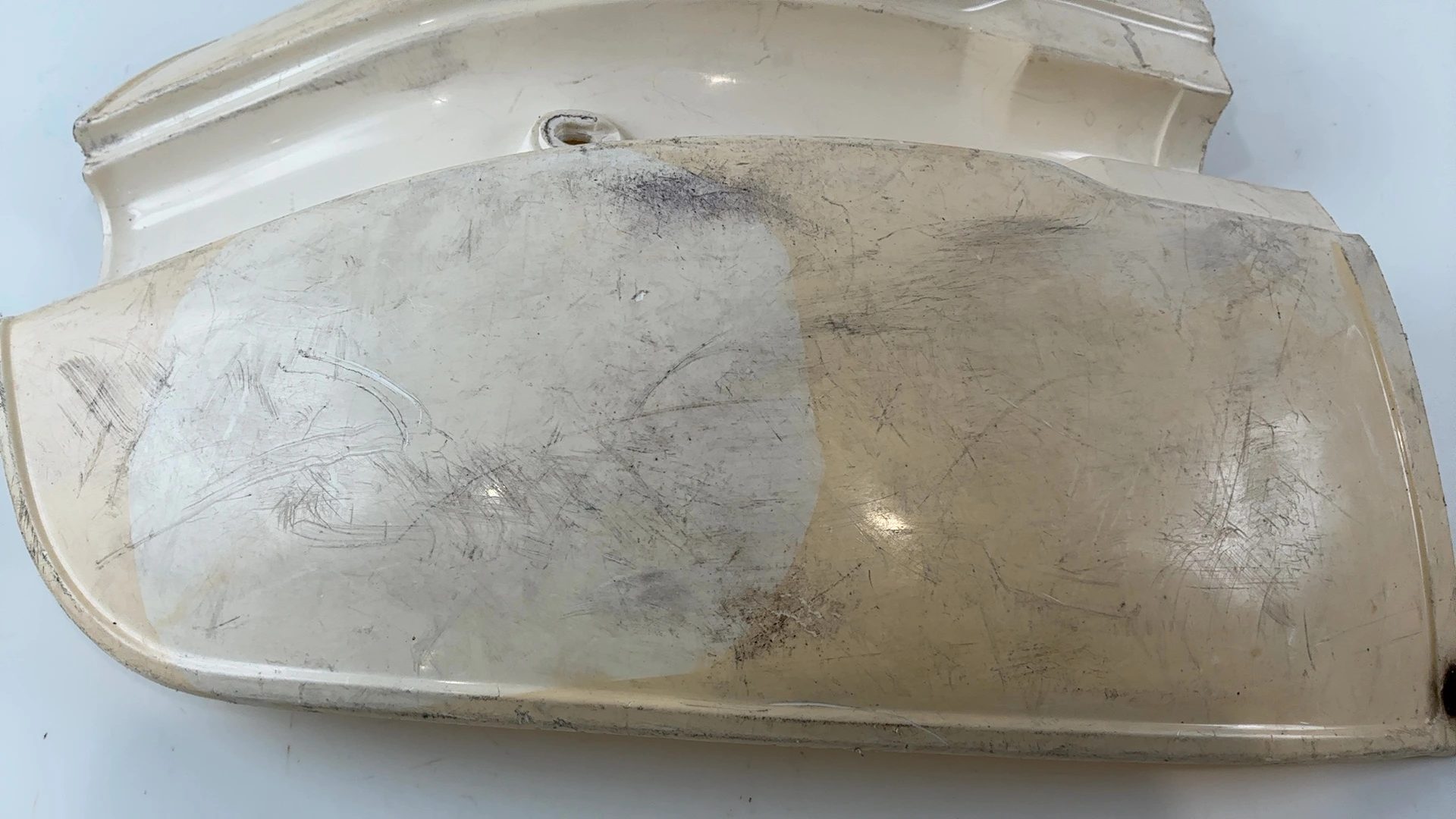 Yamaha Passola SA50 50cc Front Leg Shield Fairing 1978-1985 OEM 2T4-28312-01 - Image 6