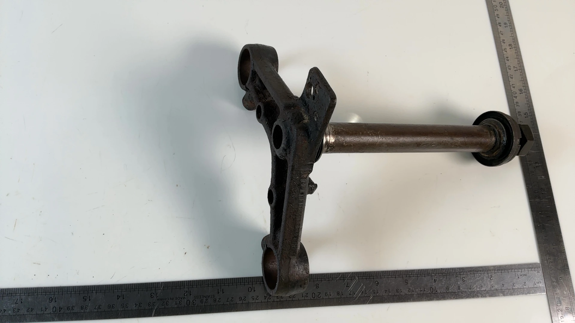 Honda CB125 Twin Super Dream CB125TD Lower Fork Yoke 1985 1986 53219-KB5-740ZA - Image 3