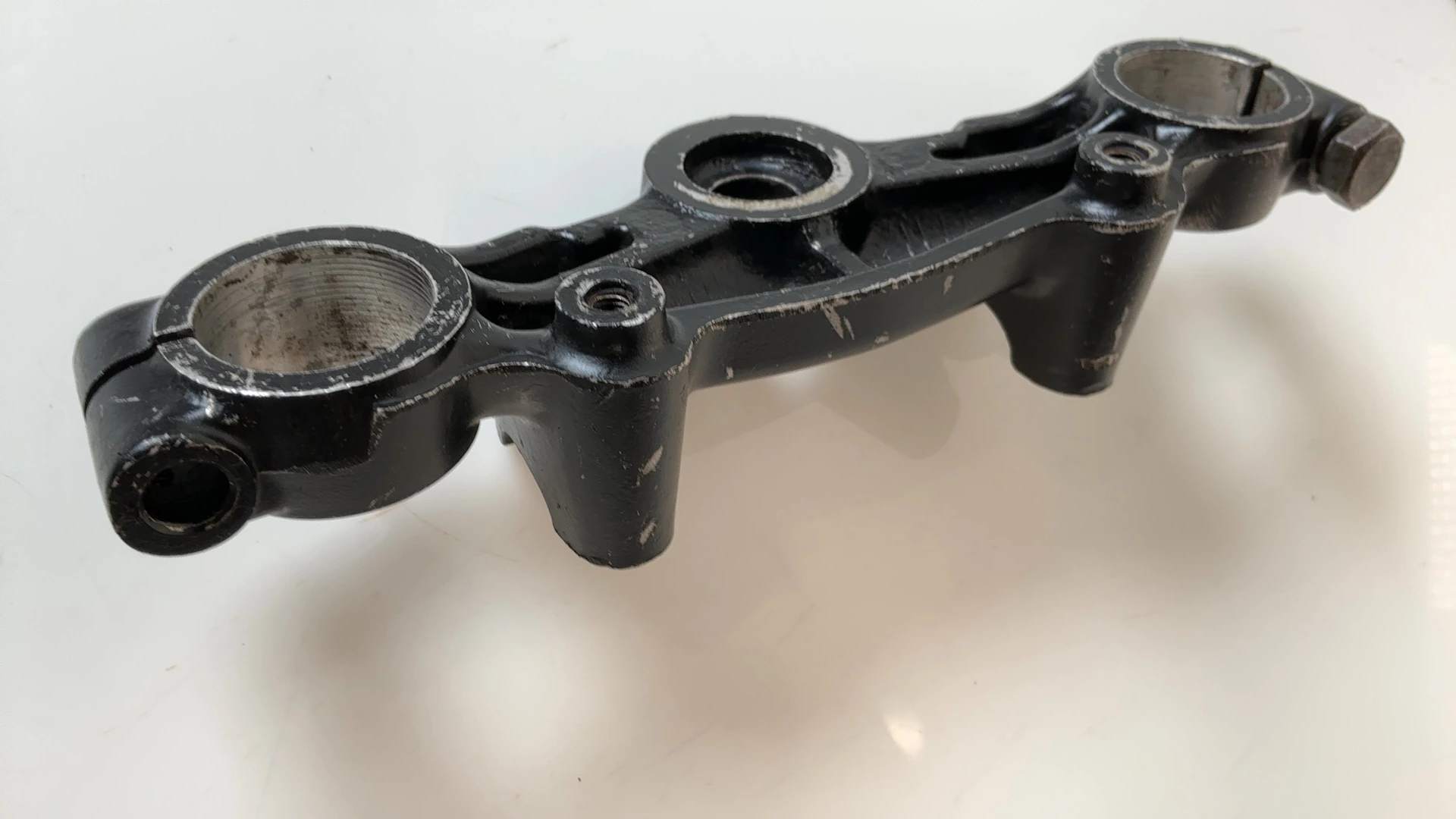 Suzuki TS100 TS100X 100cc Upper Fork Triple Tree Yoke 1980 1981 OEM 51311-48500 - Image 5