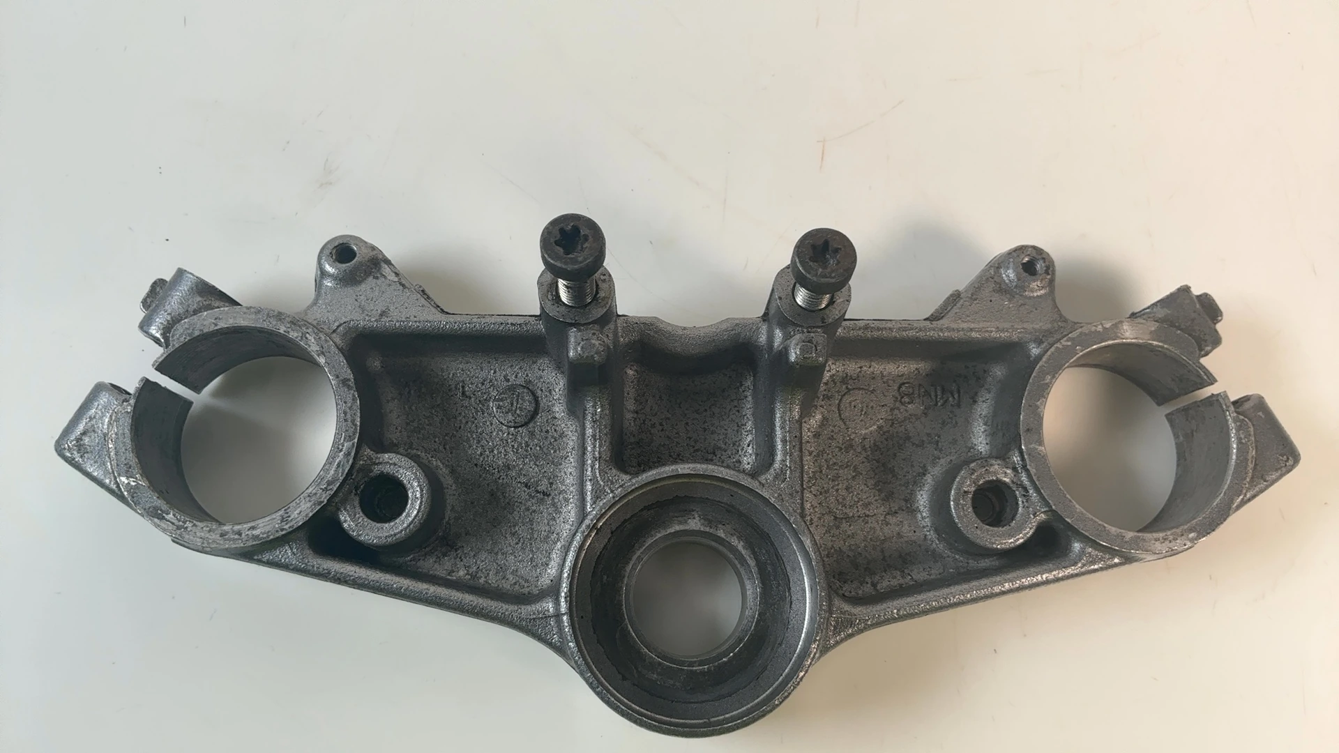 Honda CB1 CB400F Top Yoke Triple Tree 1989-1991 OEM 53300-KAF-000 - Image 2