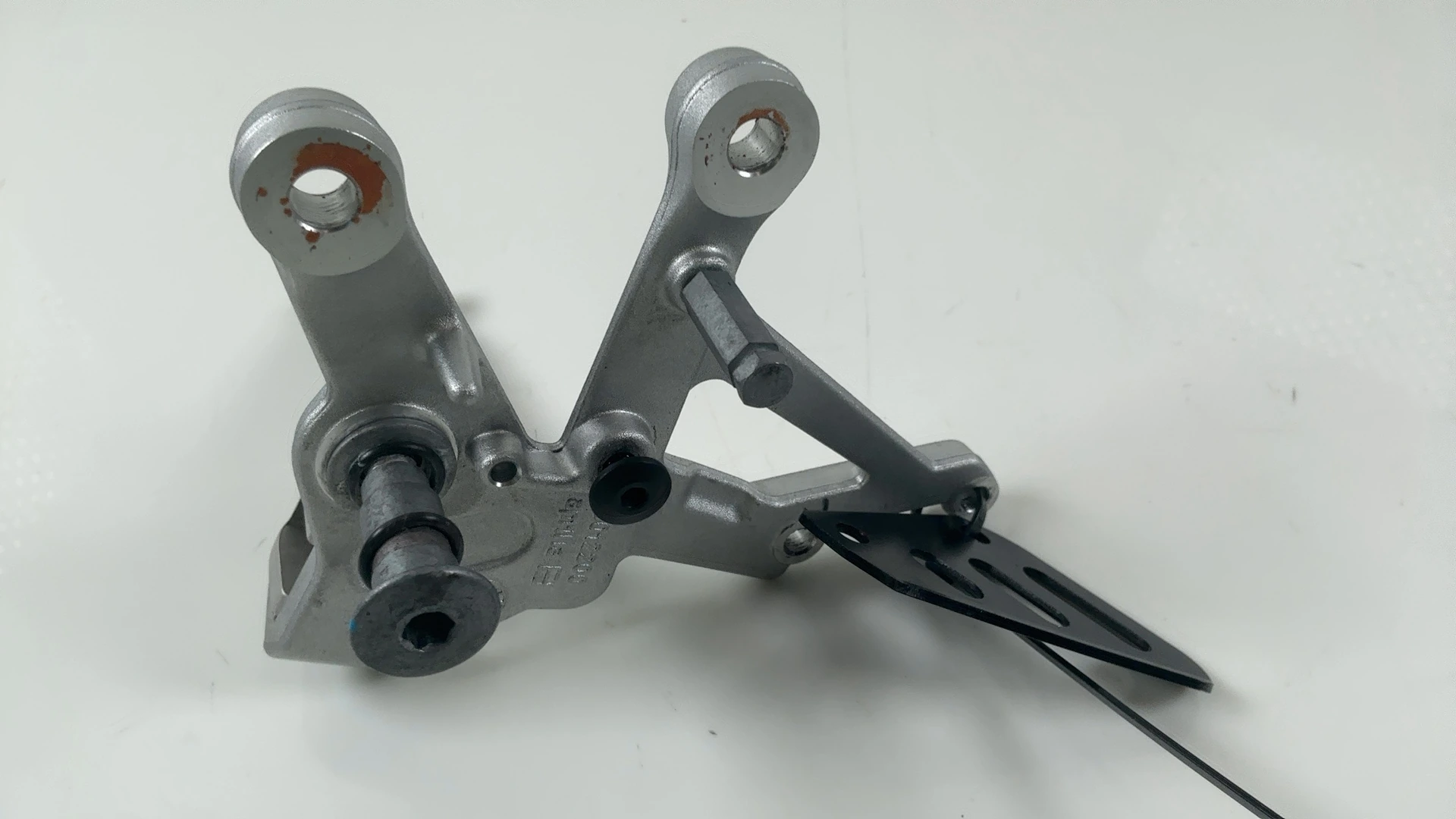 Aprilia RSV4 Factory 1100 Front Right Foot Rest Hanger 2025 2026 OEM 2B0122045 - Image 2