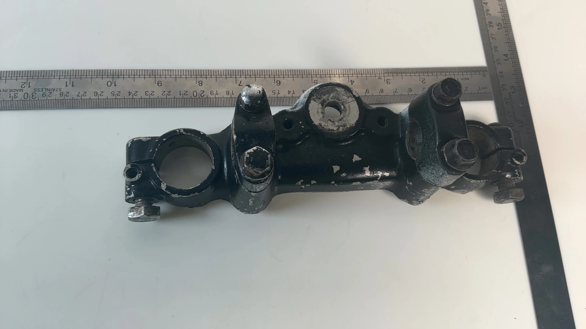 Suzuki TS125 ER 125cc Upper Fork Bridge Triple Tree Yoke 1979-81 OEM 51311-29320 - Image 4