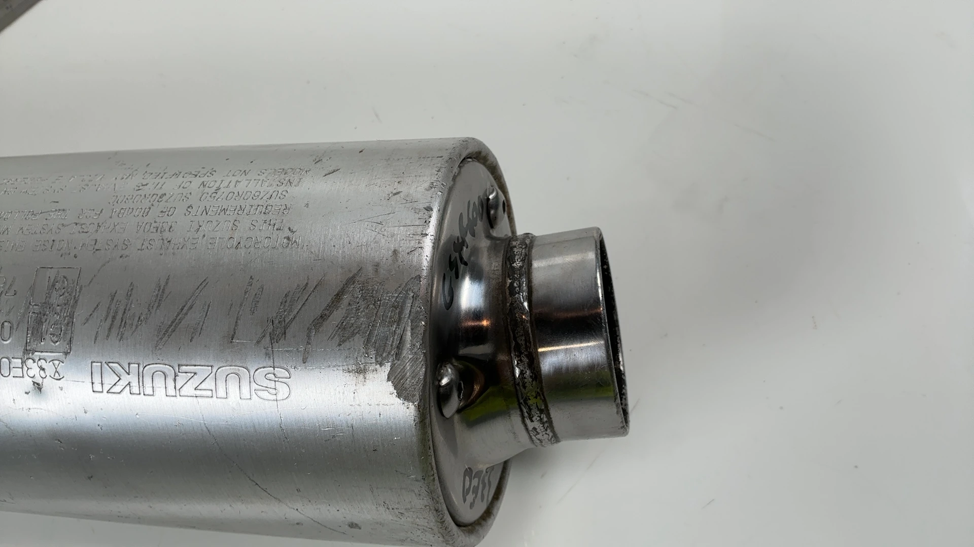 Suzuki GSXR 600 GSX-R600 Right Exhaust 2004-2005 OEM 14310-29G60 SUZ3GR0600 - Image 6