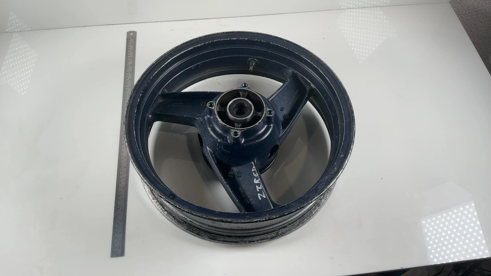 Kawasaki ZZR600 ZX600E 600cc Rear Wheel Rim 1993-2004 OEM 41073-1521-CJ Enkei - Image 4