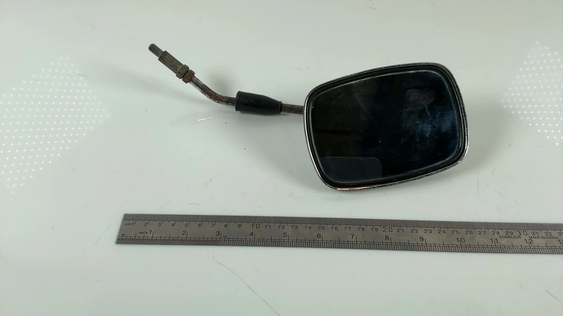 Honda Shadow VT750 VT750CD2 750cc Left Side Mirror 2001-2002 OEM 88220-MBA-670 - Image 1
