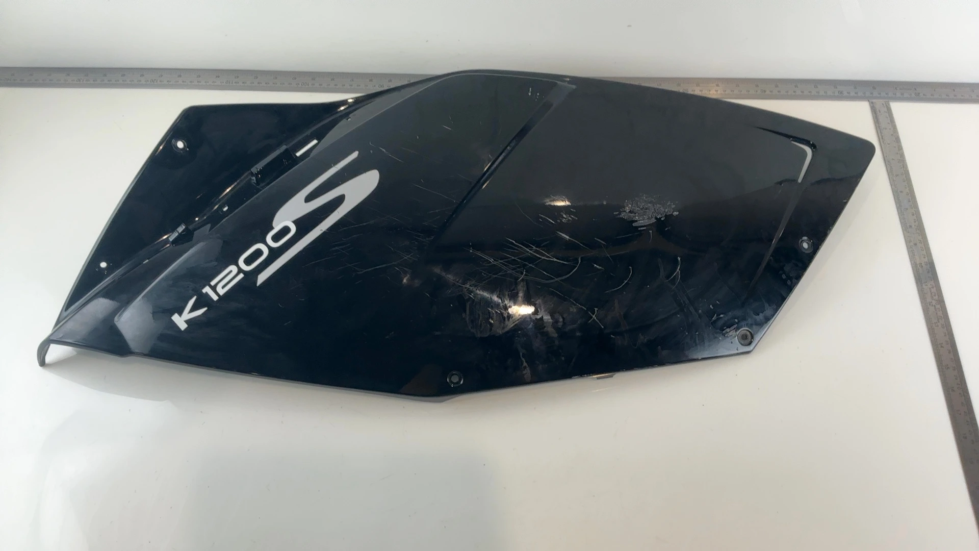 BMW K1200S K40 1200cc Left Front Side Fairing Panel 2004-2008 OEM 46637701235 - Image 3