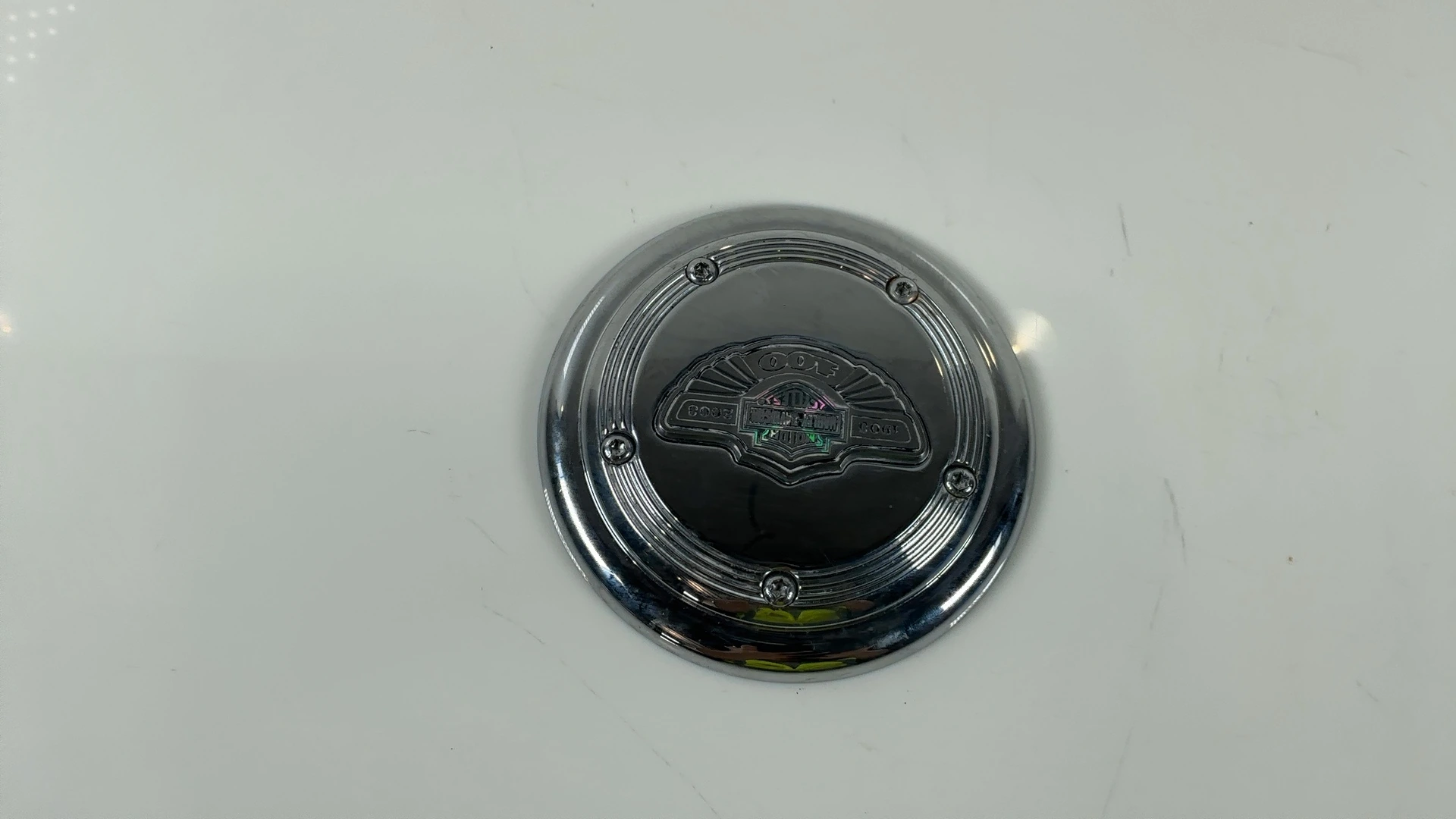 Harley Dyna Softail 1450 Air Cleaner Trim Cover 1999-08 100th Anniv OEM 29019-03 - Image 2