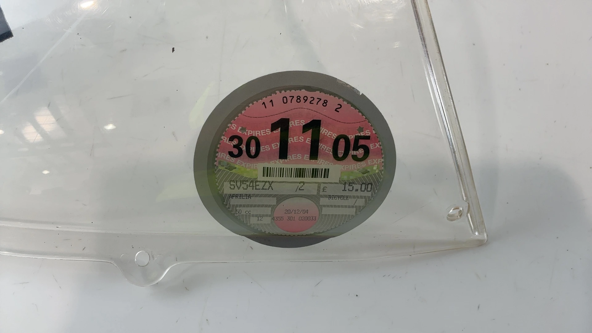 Aprilia RS50 RS125 RS250 50cc 125cc Front Windshield Screen 1998-2005 OEM 102144 - Image 6