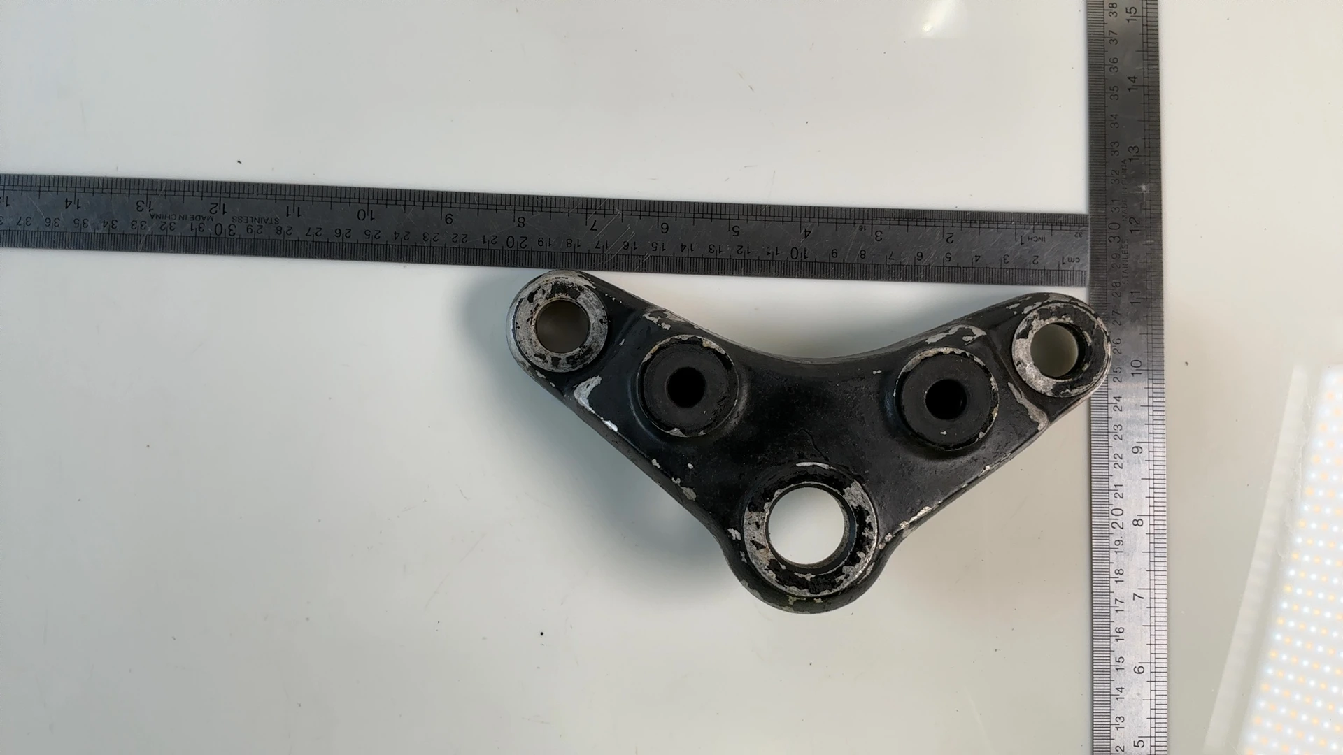 Honda CB350 CL350 350CC  Upper Fork Bridge Top Yoke 1970 1971 OEM 53231-317-000 - Image 3