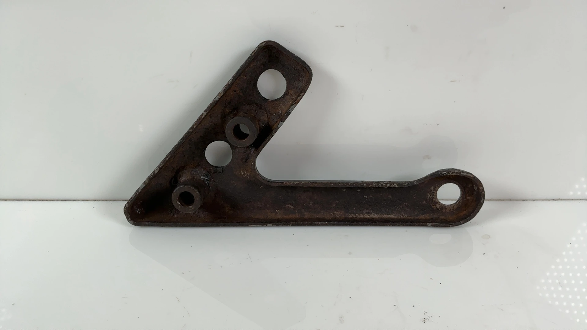 Honda FT500 Ascot PC07 500cc Front Left Footpeg Bracket 1982-1983 50642-MC1-000 - Image 2