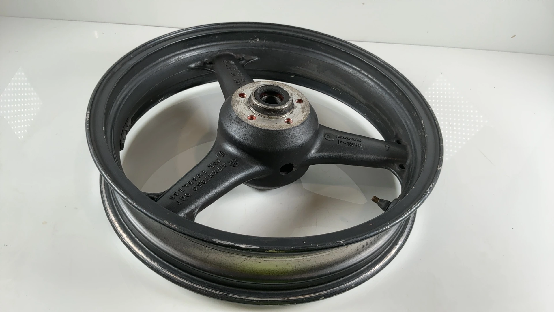 Kawasaki Ninja ZX6R ZX600 600cc Front Wheel Rim 1998-2002 OEM 41073-1633 - Image 9