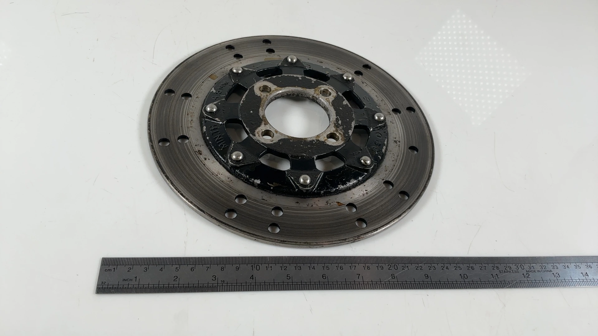 Kawasaki Z250FT KZ250A 250cc Rear Brake Disc Rotor 1979-1980 OEM 41080-1013 - Image 5