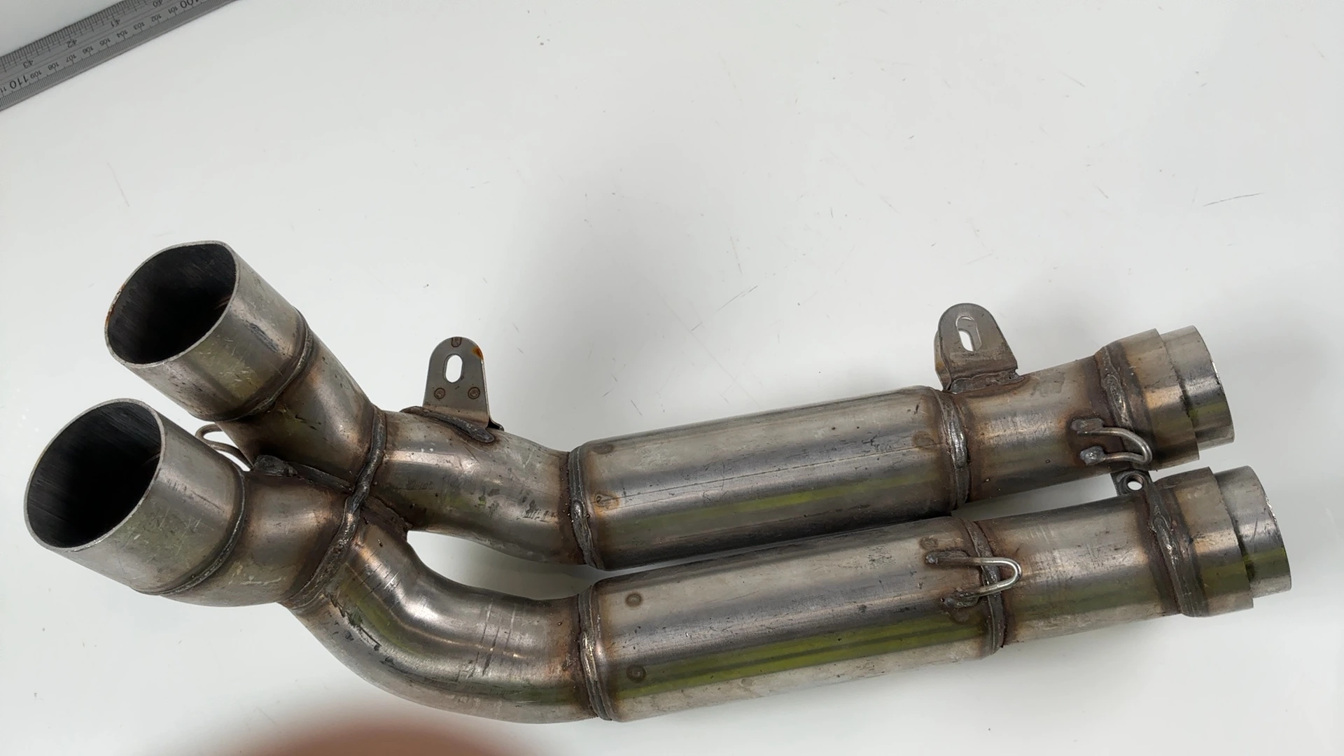 Ducati Superbike 748 916 996 45mm Exhaust Center Manifold 1994-02 OEM 57010301A - Image 6
