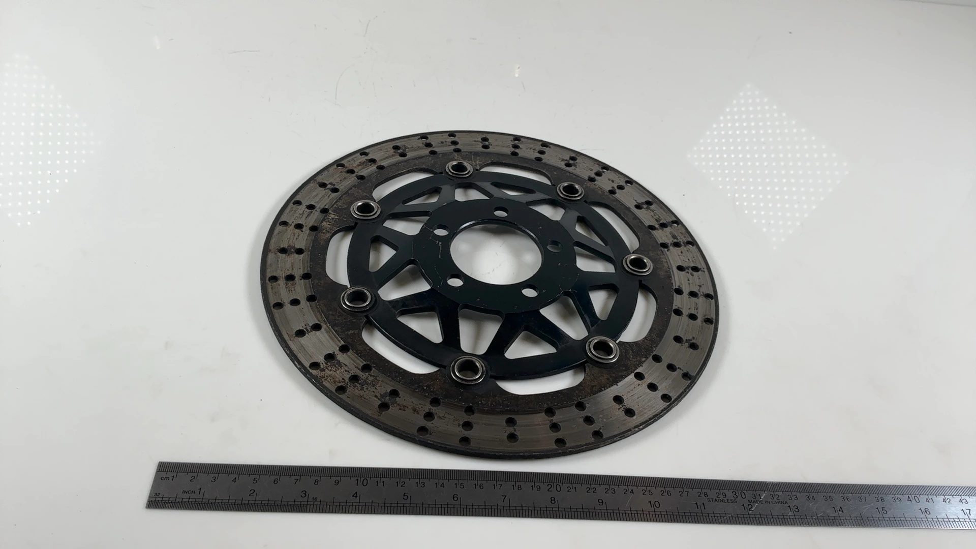 Kawasaki ZXR750R ZX750L 750cc Front Brake Rotor 1993-1995 OEM 41080-1351-FF - Image 5
