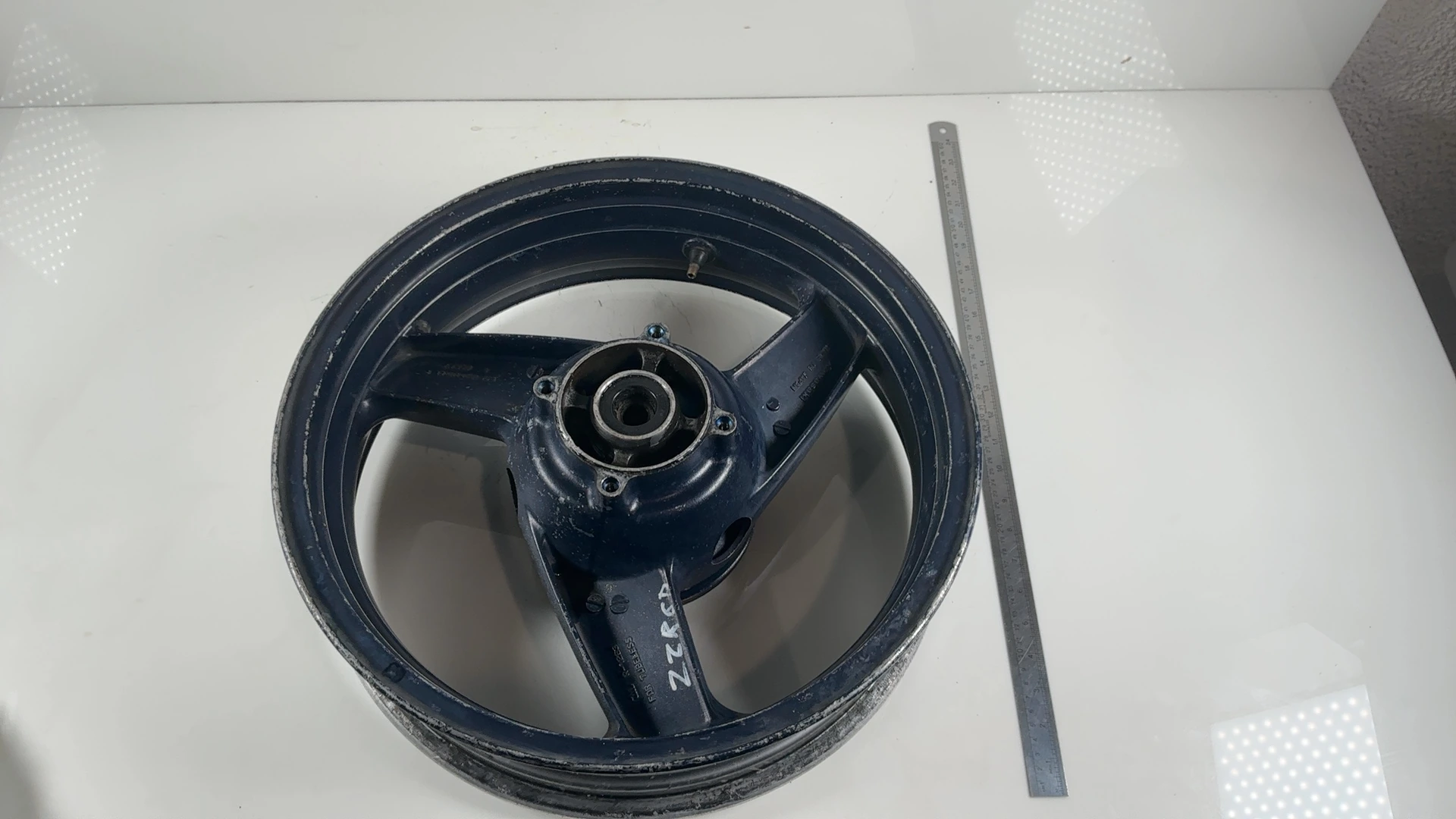 Kawasaki ZZR600 ZX600E 600cc Rear Wheel Rim 1993-2004 OEM 41073-1521-CJ Enkei - Image 3
