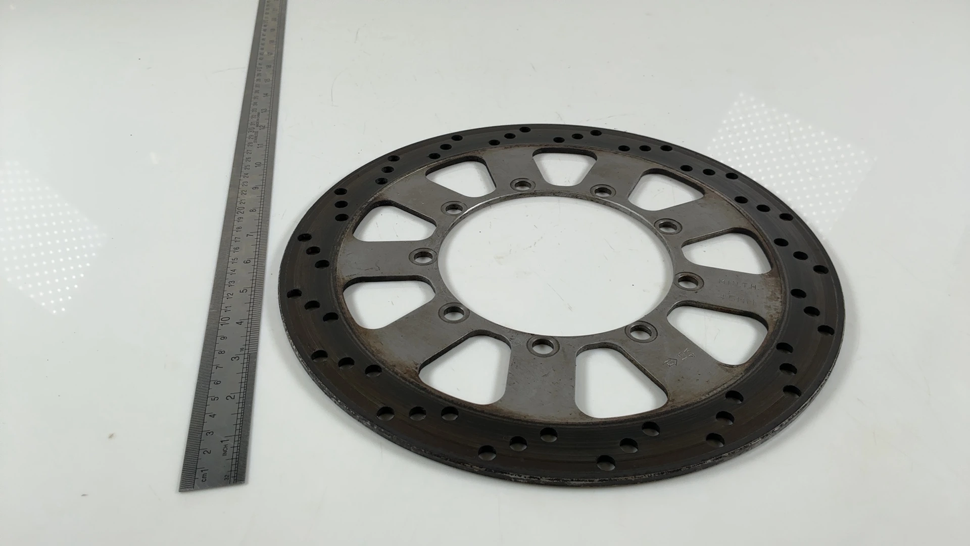 Kawasaki KLE 500 KLE500 500cc Front Brake Disc Rotor 1991-07 OEM 41080-0144-11H - Image 4