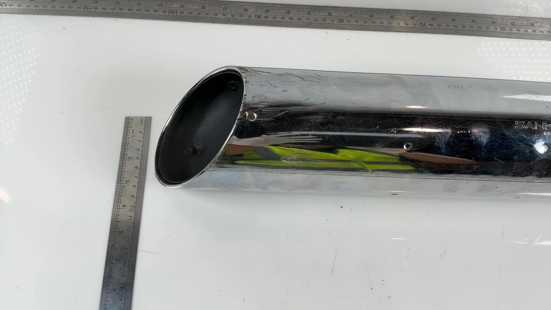 Kawasaki Eliminator ZL600 ZL 600 600cc Exhaust Muffler 1986-1994 OEM 18002-1715 - Image 4