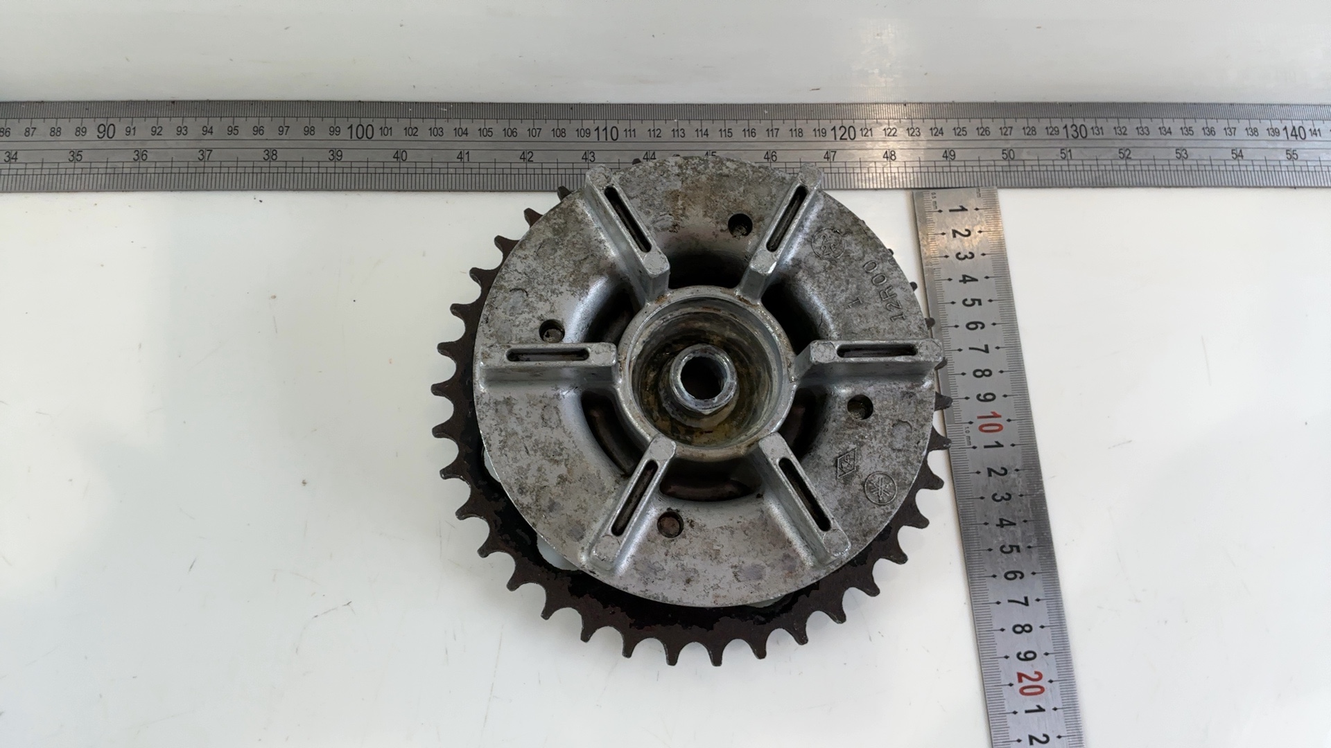 Yamaha XS400 Maxim Seca XS400R 400cc Rear Sprocket Hub 1982-1983 12R-25366-00-39 - Image 3