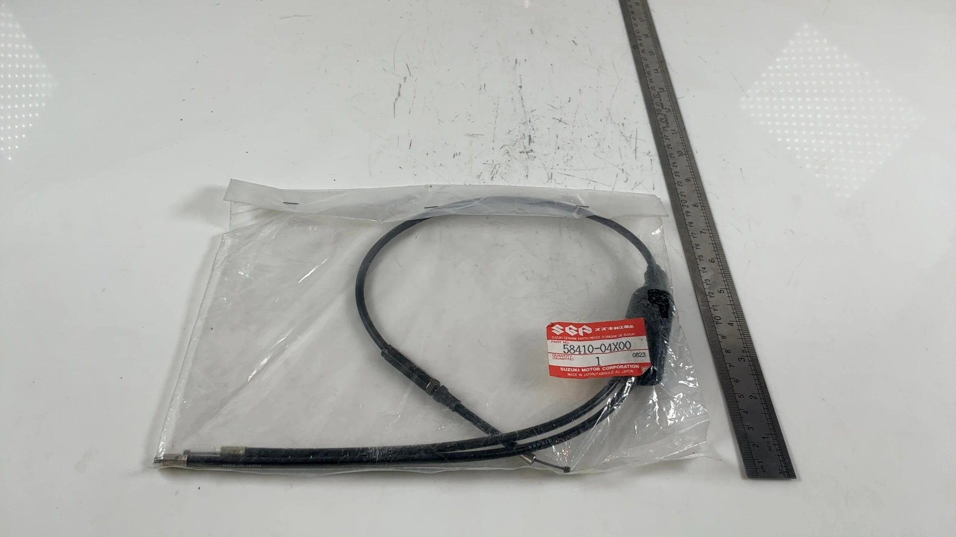 Suzuki GSX400 GSX-R400 400cc Starter Choke Cable 1983-1984 OEM 58410-04X00 - Image 3