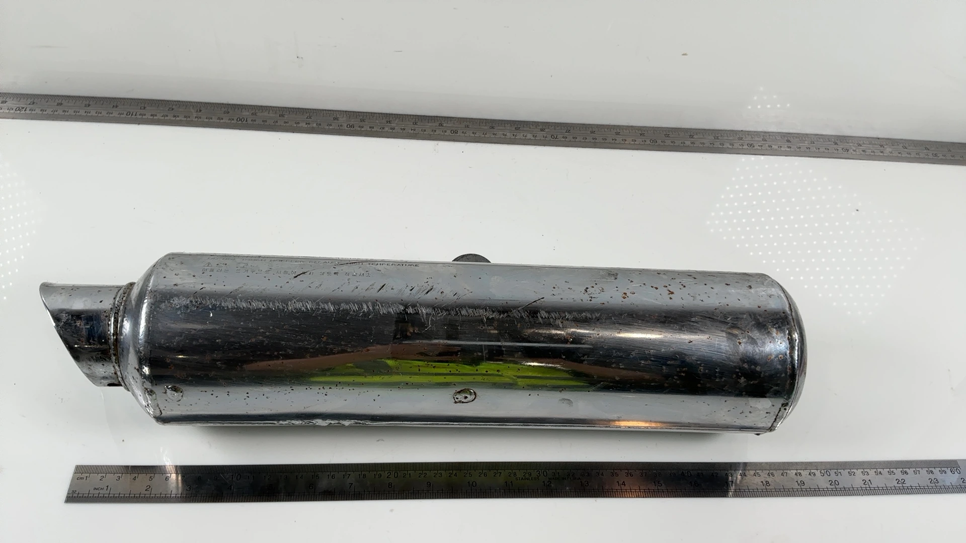 Hyosung GT Comet GT-125 125cc Exhaust Muffler 2002-2008 OEM 14150HM7902PAM HM790 - Image 3