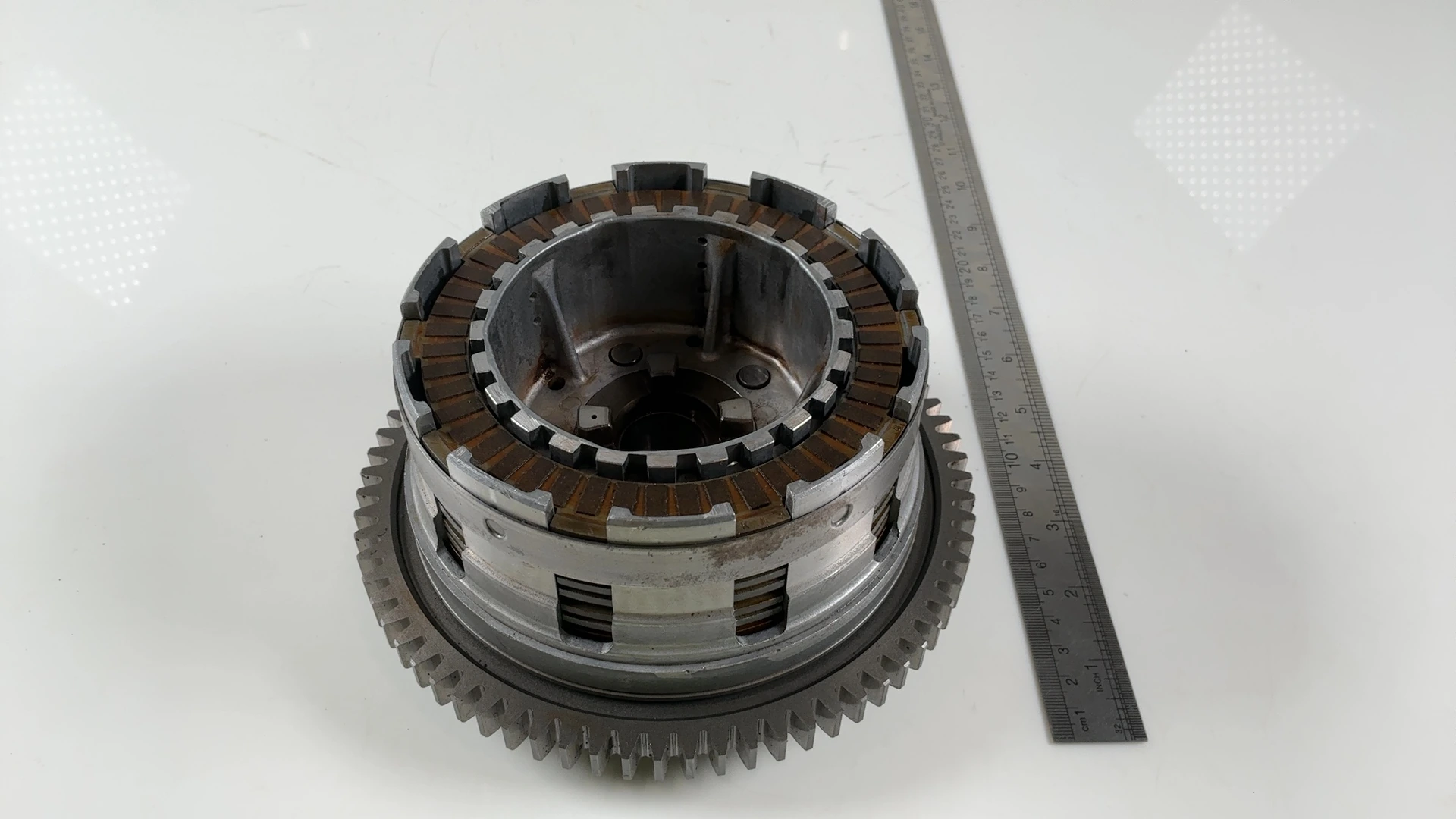 Suzuki GSX-R600 SRAD 600cc Complete Clutch Basket Plates 1996-00 OEM 21200-39810 - Image 3