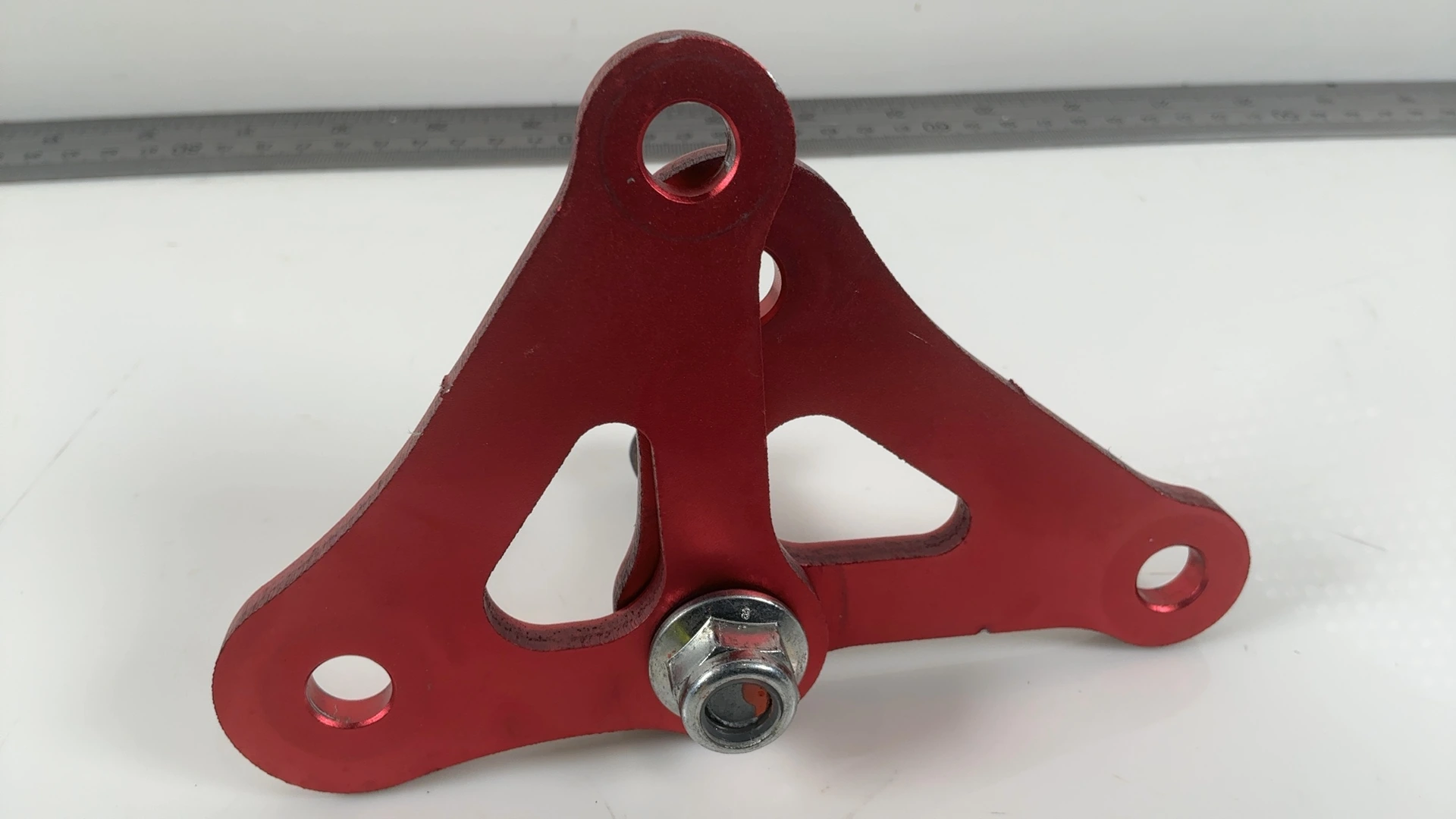 Aprilia RSV4 Factory 1100 Rear Shock Linkage Plate 2021-2026 OEM 2B003744 Red - Image 5