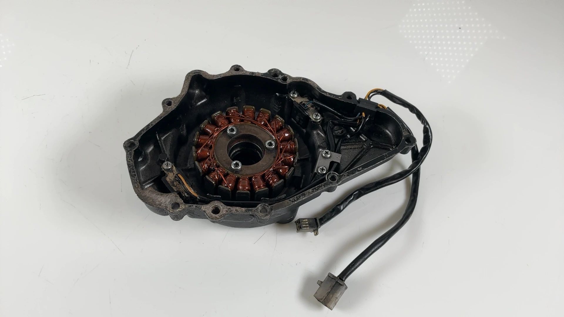 Kawasaki Ninja EX500 500cc Stator Generator Cover 1987-1993 OEM 14031-1202 - Image 6