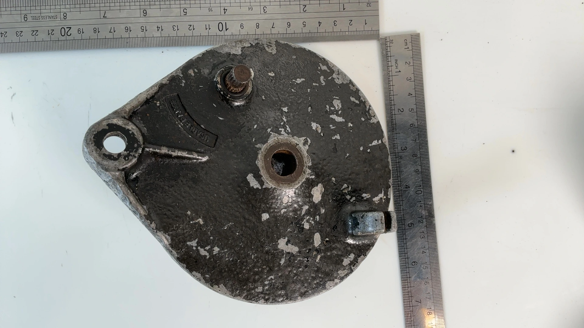 Kawasaki KE125 KE 125 CC Rear Brake Drum Plate Panel 1976-1983 OEM 42006-044-80 - Image 3