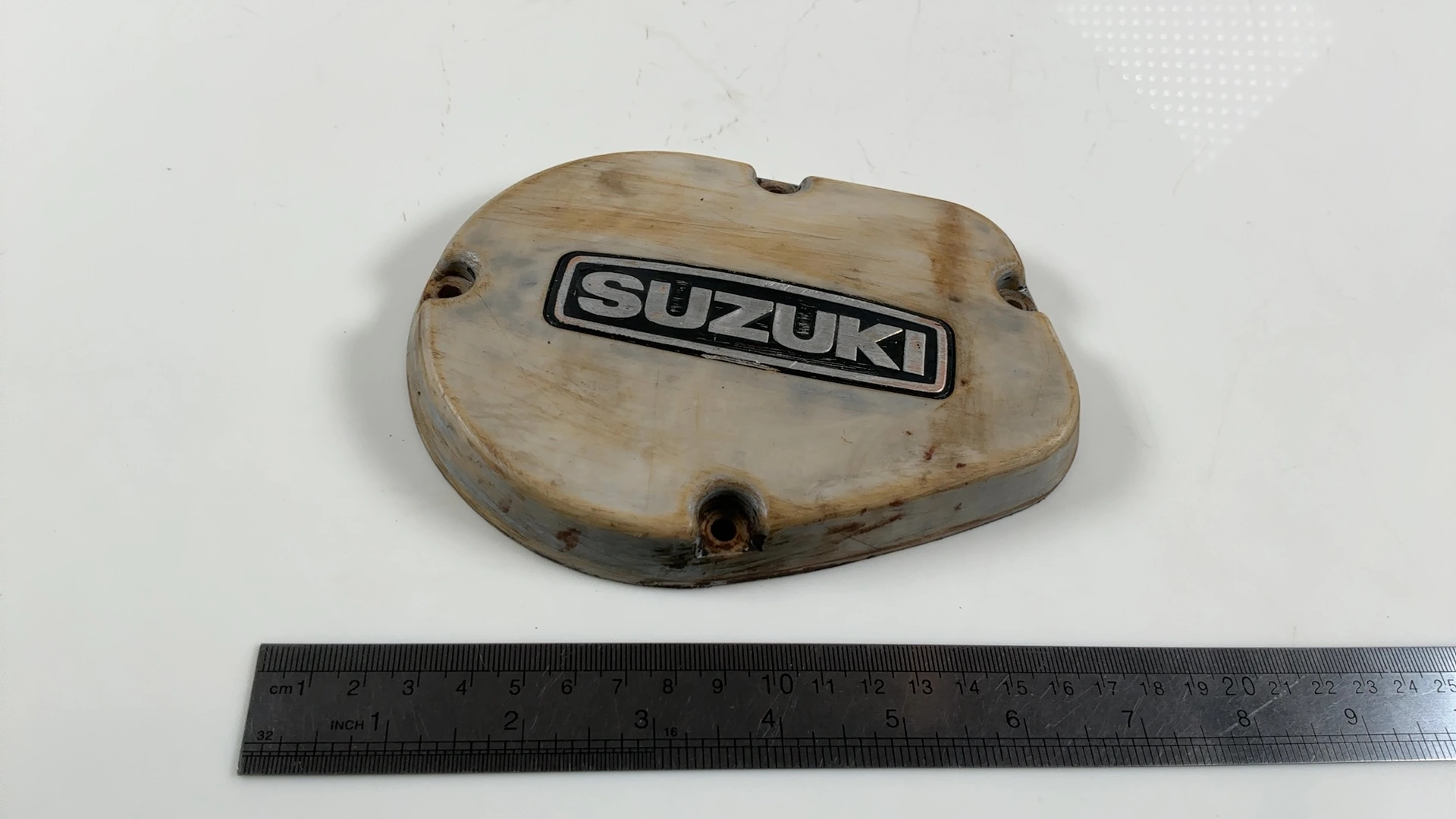 Suzuki GP100 GP125 100cc 125cc Magneto Inspection Cover 1978-82 OEM 11381-39101 - Image 5
