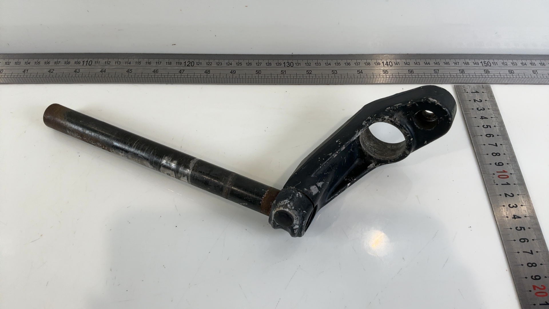 Suzuki GSX550ES GSX 550 CC Right Clipon Handlebar 1983-1987 OEM 56121-11A00 - Image 3